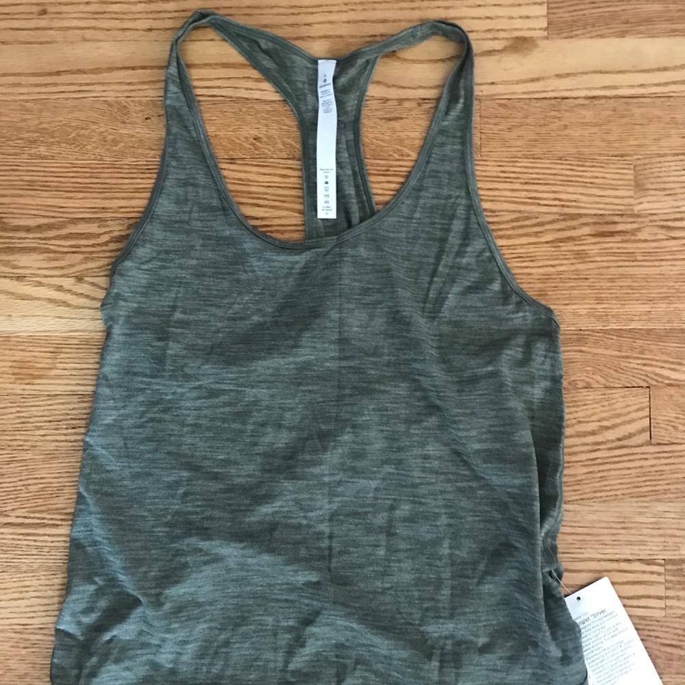 Lululemon forest green tank